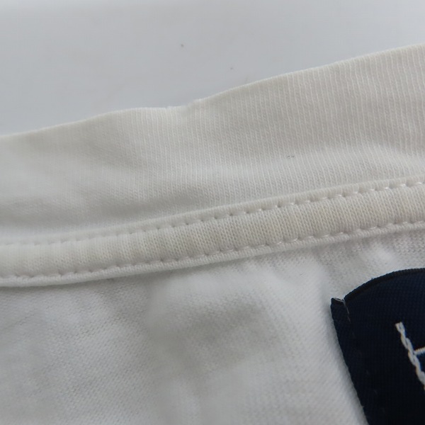 実際に弊社で買取させて頂いたHYDROGEN/ハイドロゲン プリント ダメージ加工 半袖 Tシャツ/カットソー ホワイト/Sの画像 5枚目