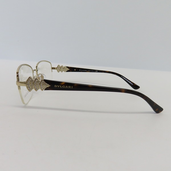 実際に弊社で買取させて頂いたBVLGARI/ブルガリ 眼鏡/メガネフレーム アイウェア 2162-Bの画像 1枚目