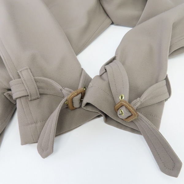 実際に弊社で買取させて頂いたkolor/カラー トレンチコート グレージュ系 16WCM-C05105/2の画像 7枚目