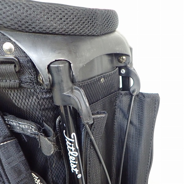 実際に弊社で買取させて頂いたTitleist/タイトリスト 7分割スタンドキャディバッグ  ブラックの画像 5枚目