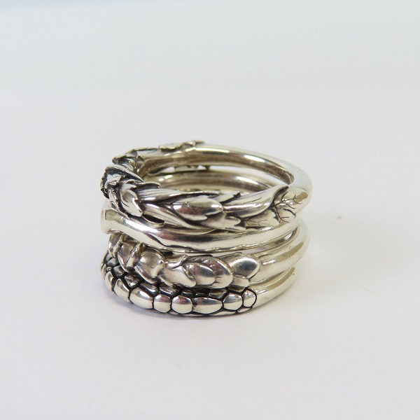 実際に弊社で買取させて頂いた【ギャラ付】Bloody Mary/ブラッディマリー mixture/ミクスチャー 4連リング/17号の画像 2枚目