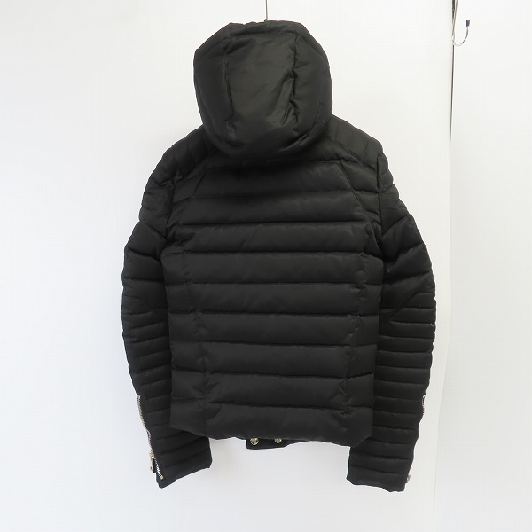 実際に弊社で買取させて頂いたBALMAIN/バルマン 14AW バイカーダウンジャケット ブラック W4HT266C631/XSの画像 1枚目