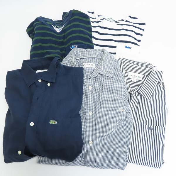 実際に弊社で買取させて頂いた【おまとめ15点↑】LACOSTE/ラコステ ジャケット シャツ ニット パンツ 他の画像 2枚目