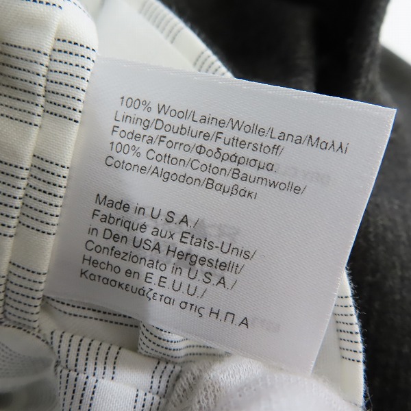 実際に弊社で買取させて頂いたBLACK FLEECE by Brooks Brothers/ブラックフリース ブルックスブラザーズ ウール3Bジャケット/ベスト/BB4 2点セットの画像 4枚目