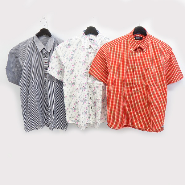 実際に弊社で買取させて頂いた【おまとめ/9点】POLO/ポロ FILA/フィラ Barassi/バラシ等 半袖シャツの画像 3枚目