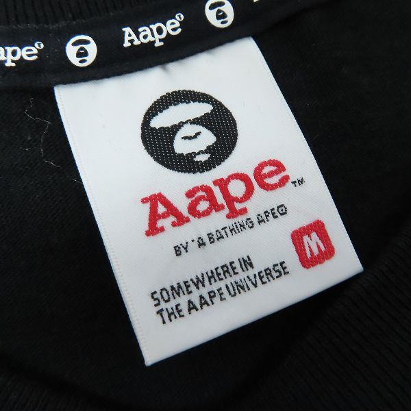 実際に弊社で買取させて頂いたAape by A BATHING APE/アベイシングエイプ プリントカットソー/Mの画像 2枚目