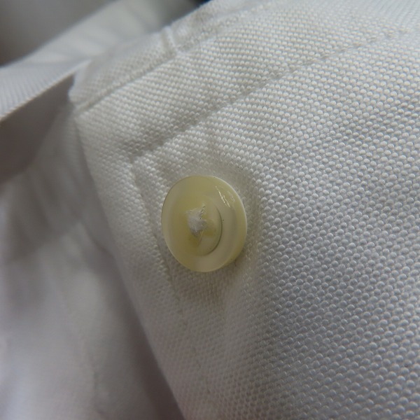 実際に弊社で買取させて頂いたBrooks Brothers/ブルックスブラザーズ ボタンダウンシャツ ホワイト/33の画像 5枚目