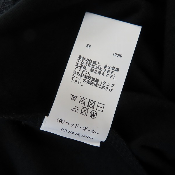 実際に弊社で買取させて頂いた【未使用】HEAD PORTER PLUS/ヘッドポータープラス PURPLE RAIN TEE/Lの画像 3枚目