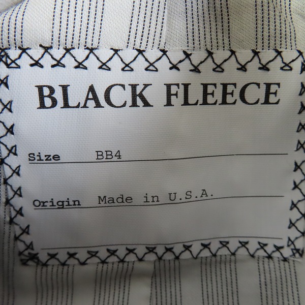 実際に弊社で買取させて頂いたBLACK FLEECE by Brooks Brothers/ブラックフリース ブルックスブラザーズ ウール3Bジャケット/ベスト/BB4 2点セットの画像 2枚目