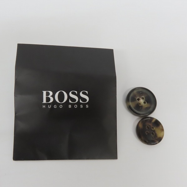 実際に弊社で買取させて頂いたHUGO BOSS/ヒューゴボス レザー ジャケット/50の画像 8枚目