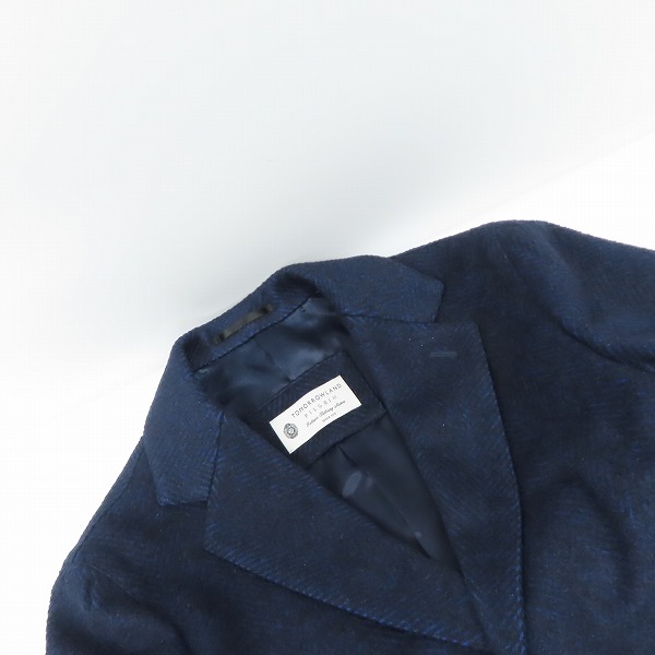 実際に弊社で買取させて頂いたTOMORROWLAND PILGRIM/トゥモローランド ピルグリム カシミヤ混ウールチェスターコート/44の画像 5枚目