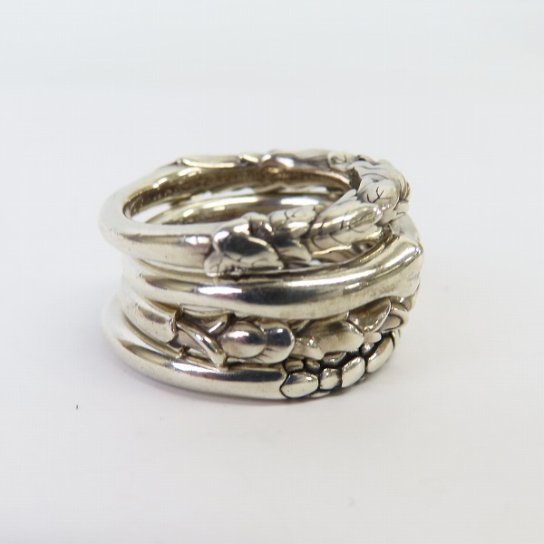 実際に弊社で買取させて頂いた【ギャラ付】Bloody Mary/ブラッディマリー mixture/ミクスチャー 4連リング/17号の画像 4枚目