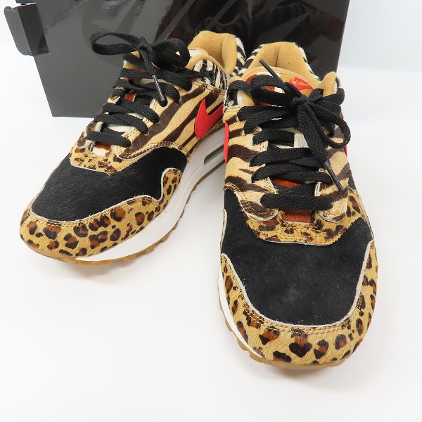 実際に弊社で買取させて頂いたNIKE/ナイキ×ATMOS/アトモス AIR MAX 1/エアマックス1 DLX ANIMAL PACK 2.0 AQ0928-700 26