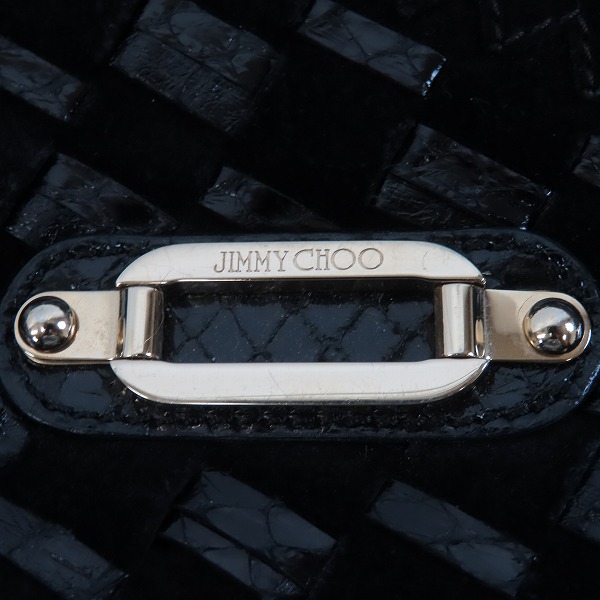 実際に弊社で買取させて頂いたJIMMY CHOO/ジミーチュウ スエードレザー フリンジ ショルダーバッグの画像 6枚目