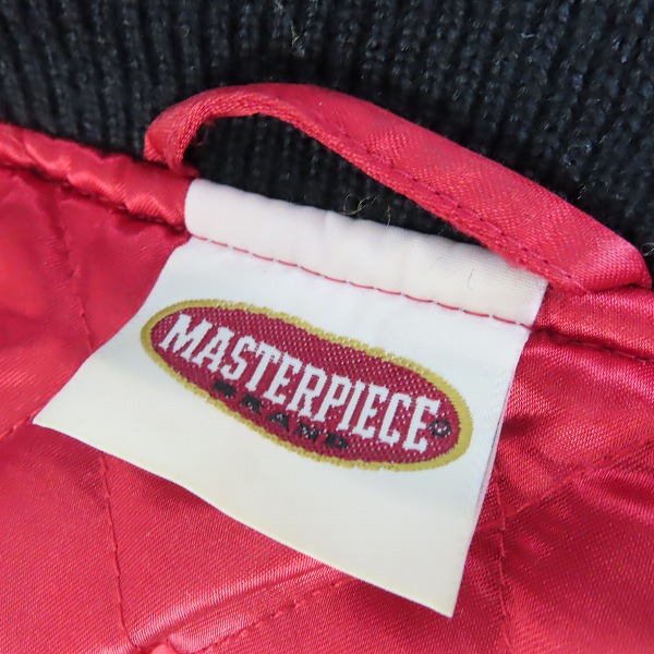 実際に弊社で買取させて頂いたMASTERPIECE/マスターピース スタジアムジャンパー/スタジャン/Lの画像 2枚目