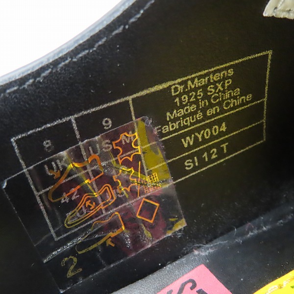 実際に弊社で買取させて頂いたDr.Martens/ドクターマーチン SEX PISTOLS STEEL TOE 3EYE SHOE/セックスピストルズ 3ホール シューズ 1925 SXP/UK8の画像 5枚目