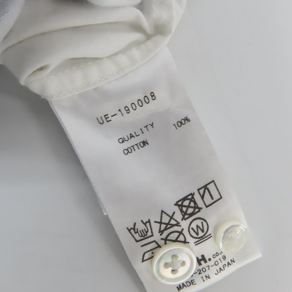 実際に弊社で買取させて頂いたuniform experiment/ユニフォームエクスペリメント ロゴ/バックペイント ボタンシャツ/4の画像 3枚目