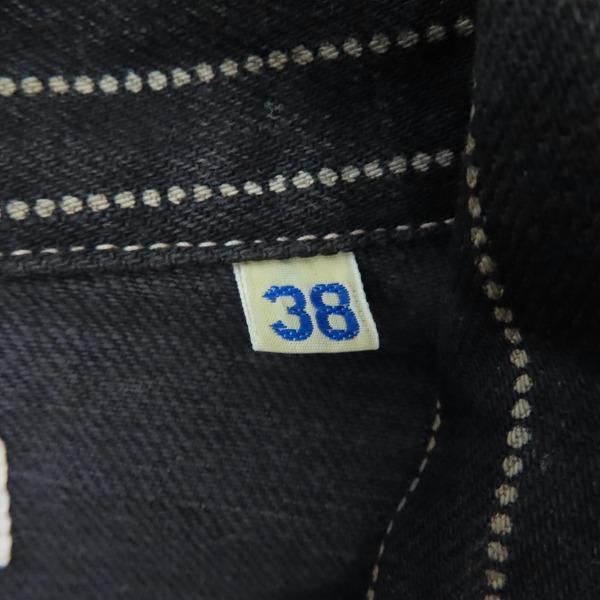 実際に弊社で買取させて頂いたSUGAR CANE/シュガーケーン ストライプ柄 ワークジャケット SC10365/38の画像 3枚目