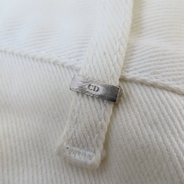 実際に弊社で買取させて頂いたDior HOMME/ディオール デニムパンツ ホワイト/30の画像 5枚目