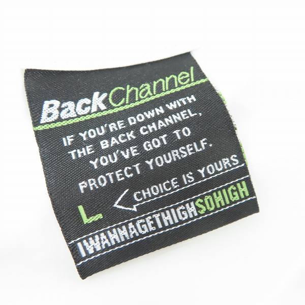 実際に弊社で買取させて頂いたBackChannel/バックチャンネル ジャージー Tシャツ Lの画像 2枚目