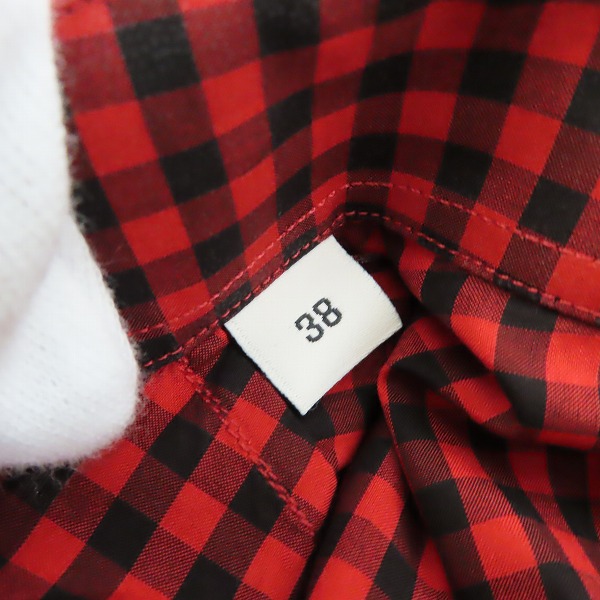 実際に弊社で買取させて頂いた【JPタグ】GIVENCHY/ジバンシィ スター チェックシャツ 38の画像 4枚目
