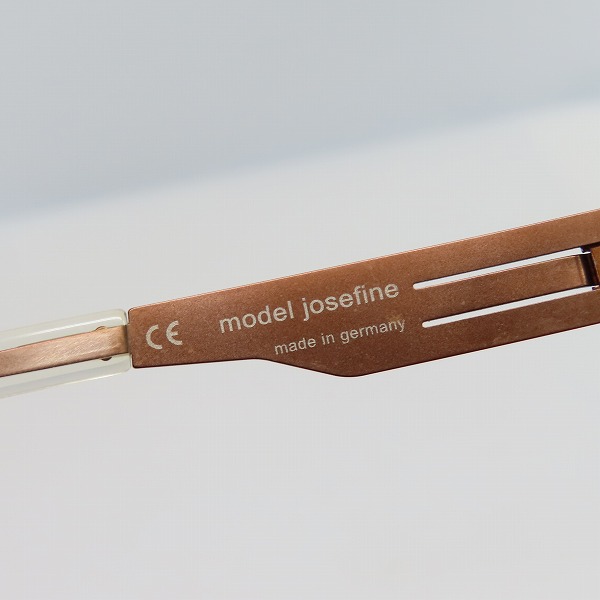 実際に弊社で買取させて頂いたic! berlin/アイシーベルリン josefine レンズ度入り 眼鏡 メガネフレーム/アイウェアの画像 5枚目