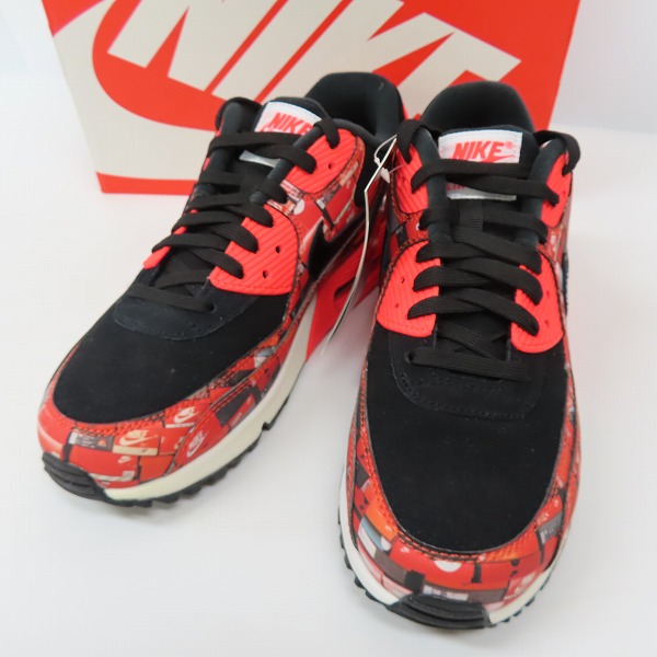 実際に弊社で買取させて頂いた【未使用】NIKE×atmos/ナイキ×アトモス AIR MAX 90 PRNT "WE LOVE NIKE"/エアマックス90 プリント AQ0926-001 26