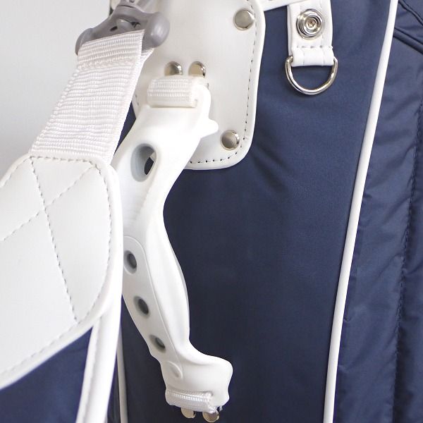 実際に弊社で買取させて頂いたTitleist/タイトリスト CBL01 6分割キャディバッグ ネイビー ラフェームスポーツ ウィメンズモデルの画像 2枚目