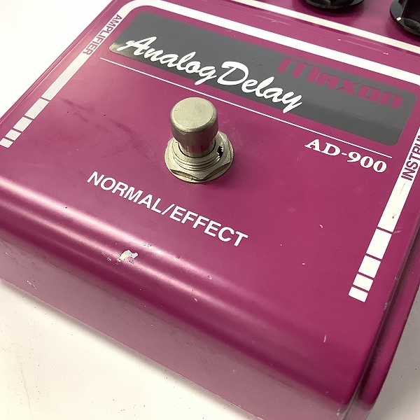 実際に弊社で買取させて頂いたMAXON/マクソン AD-900 AnalogDelay アナログディレイ エフェクター【動作確認済】の画像 6枚目