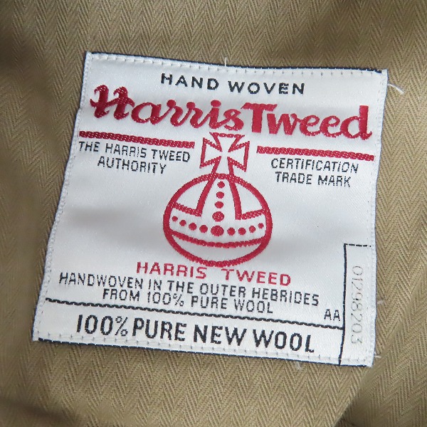 実際に弊社で買取させて頂いたJOURNAL STANDARD/ジャーナルスタンダード TRISECT ハリスツイード ウール スラックス/L の画像 3枚目