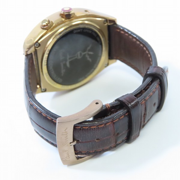 実際に弊社で買取させて頂いたPaul Smith/ポールスミス SOLAR-TECH ソーラー/腕時計 H416-S080851の画像 2枚目