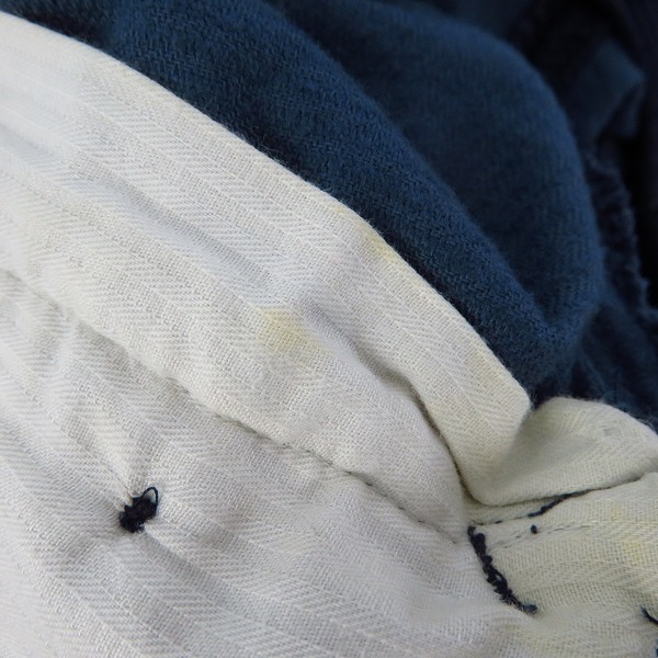 実際に弊社で買取させて頂いたGIORGIO ARMANI/ジョルジオアルマーニ コーデュロイパンツ ネイビー/52の画像 6枚目