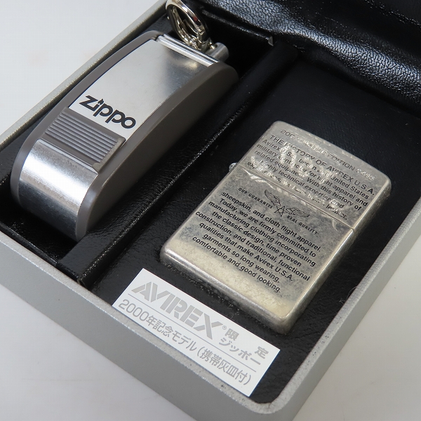 ZIPPO/ジッポー AVIREX/アヴィレックス 2000年記念モデル 携帯 ZIPPO/ジッポー AVIREX/アヴィレックス 2000年記念モデル 携帯
