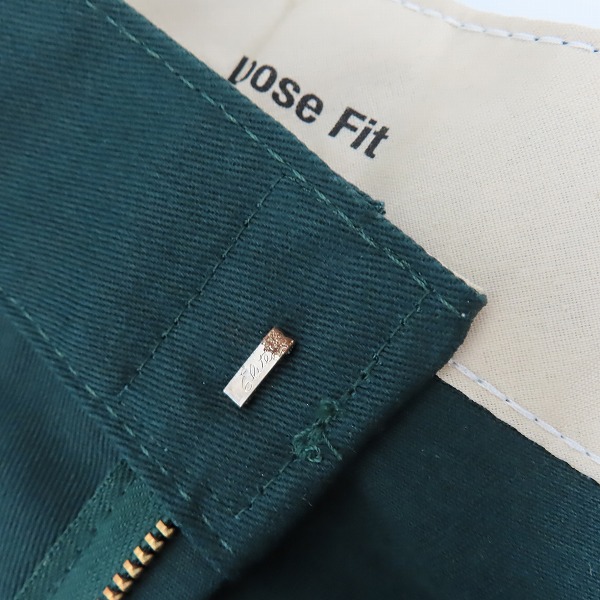 実際に弊社で買取させて頂いたDickies/ディッキーズ LOOSE FIT ワークパンツ グリーン/42×32の画像 5枚目