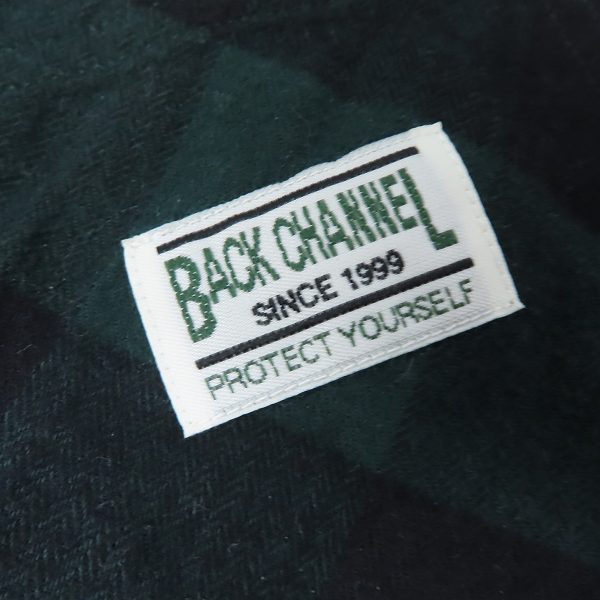 実際に弊社で買取させて頂いたBackChannel/バックチャンネル チェック フランネルシャツ Lの画像 7枚目