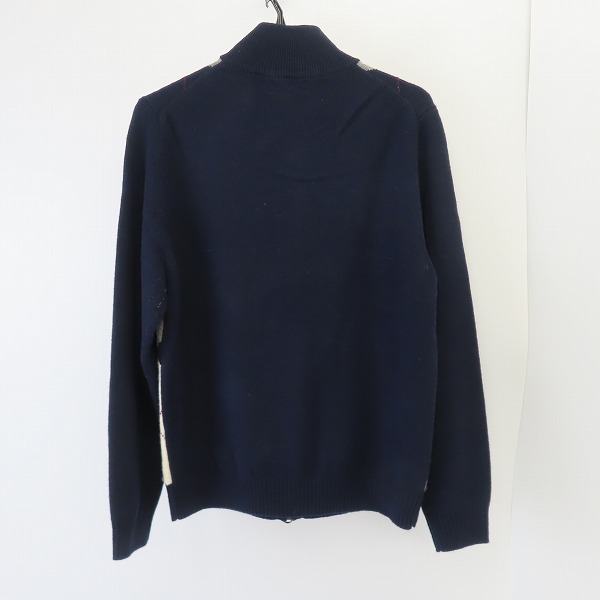 実際に弊社で買取させて頂いた346 Brooks Brothers/ブルックスブラザーズ アーガイルニットジャケット/Sの画像 1枚目