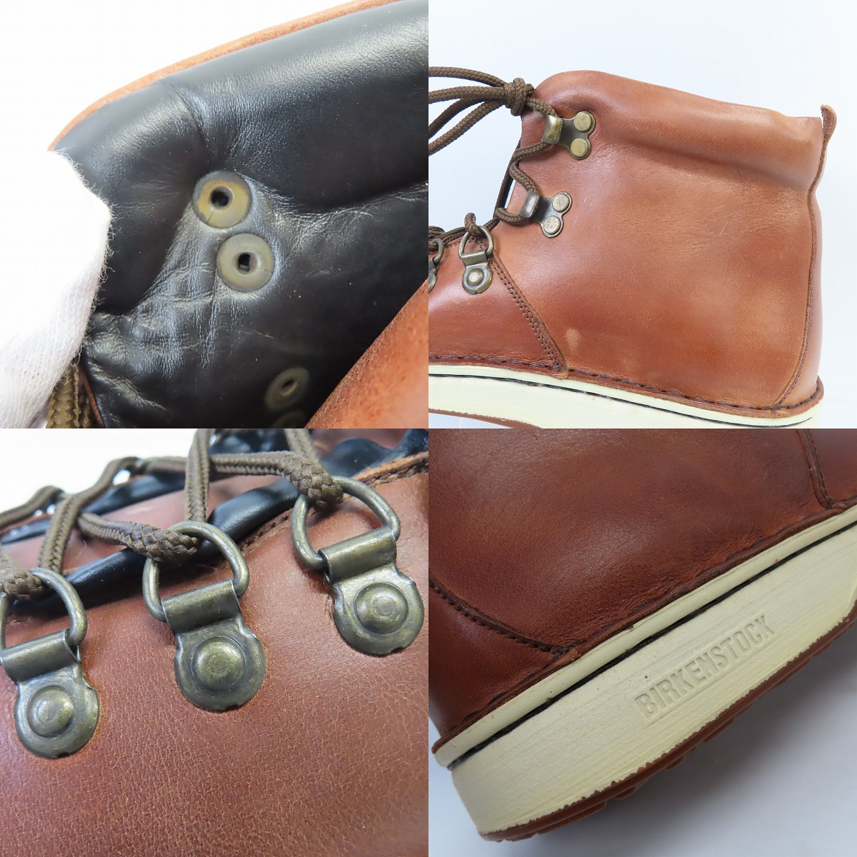 実際に弊社で買取させて頂いたBIRKENSTOCK/ビルケンシュトック FOOTPRINTS MIDLAND/ミッドランド レザーシューズ 444131/28の画像 6枚目