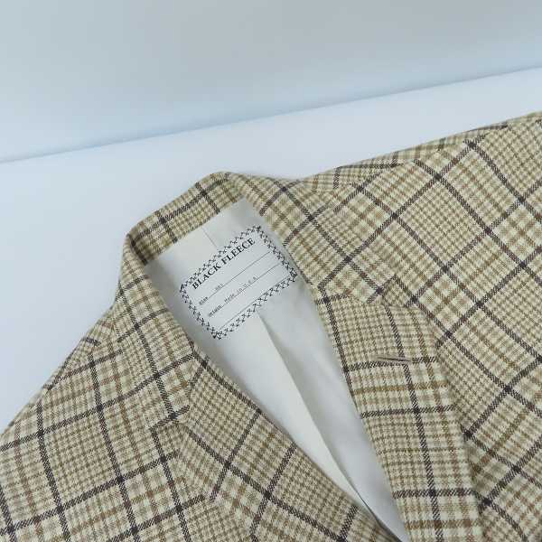 実際に弊社で買取させて頂いたBLACK FLEECE by Brooks Brothers/ブラックフリース ブルックスブラザーズ チェック3Bテーラードジャケット/BB3の画像 5枚目