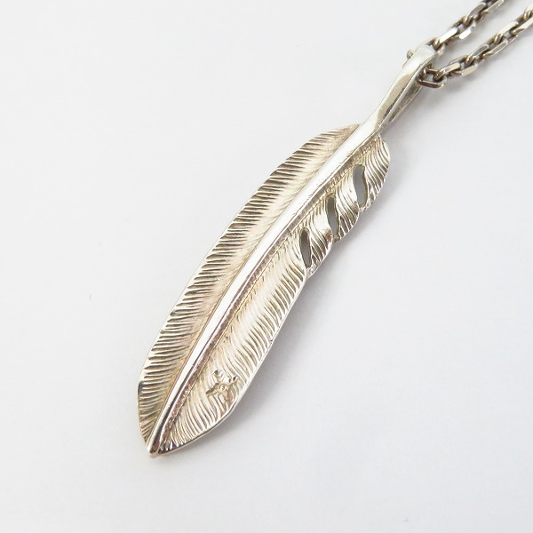 実際に弊社で買取させて頂いたFIRST ARROWS/ファーストアローズ SV フェザー ペンダント/ネックレスチェーンの画像 2枚目