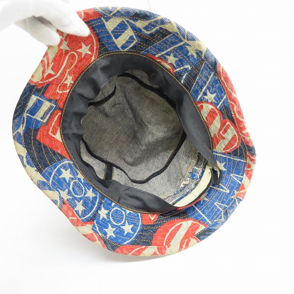 実際に弊社で買取させて頂いたHysterics/ヒステリックス デニム バケットハットの画像 4枚目