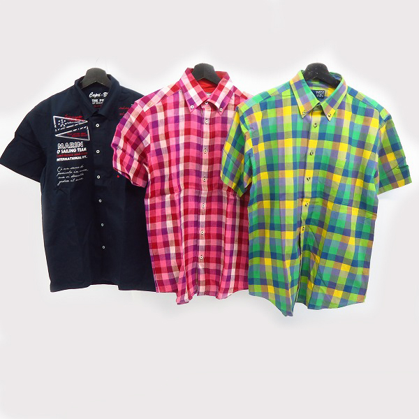 実際に弊社で買取させて頂いた【おまとめ/9点】POLO/ポロ FILA/フィラ Barassi/バラシ等 半袖シャツの画像 1枚目