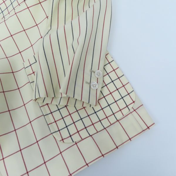 実際に弊社で買取させて頂いたBLACK FLEECE by Brooks Brothers/ブルックスブラザーズ  チェック/ストライプ 3Bテーラードジャケット/BB3の画像 6枚目