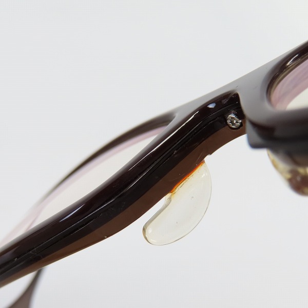 実際に弊社で買取させて頂いたspec espace/スペックエスパス チタンフレーム レンズ度入り 眼鏡 メガネフレーム/アイウェア ES-7021の画像 7枚目