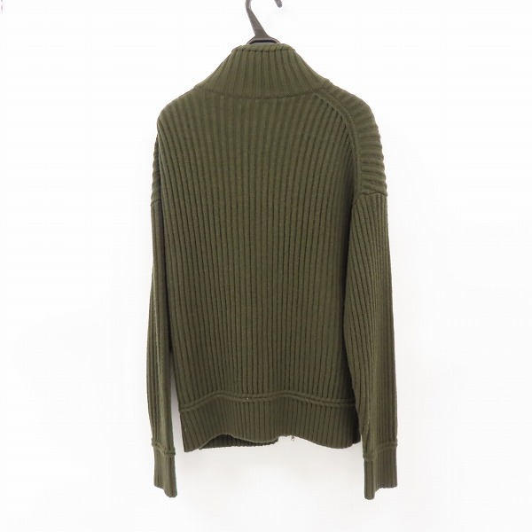 実際に弊社で買取させて頂いたBARNEYS NEWYORK/バーニーズニューヨーク ウール ジップニットジャケット/Sの画像 1枚目