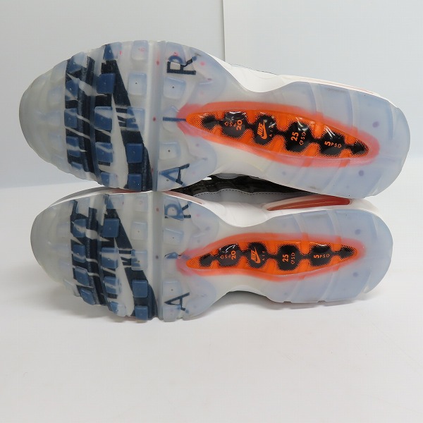 実際に弊社で買取させて頂いたKIM JONES × NIKE/キム・ジョーンズ×ナイキ AIR MAX 95/エアマックス ORANGE DD1871-001/27.5の画像 2枚目