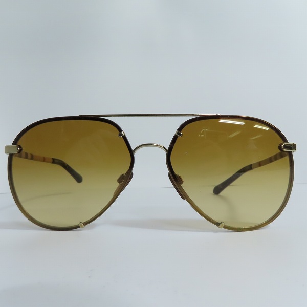 実際に弊社で買取させて頂いたBURBERRY/バーバリー  ティアドロップサングラス B3099 1145の画像 1枚目