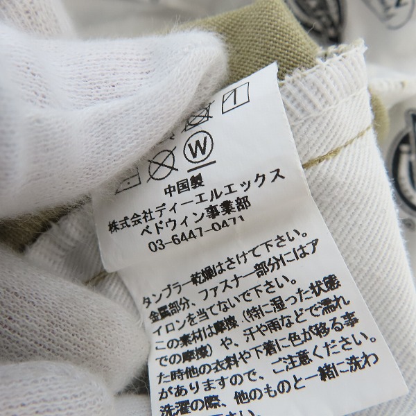 実際に弊社で買取させて頂いたBEDWIN & THE HEARTBREAKERS×Dickies/ベドウィンアンドザ ハートブレイカーズ×ディッキーズ ワークパンツ ベージュ/3の画像 6枚目