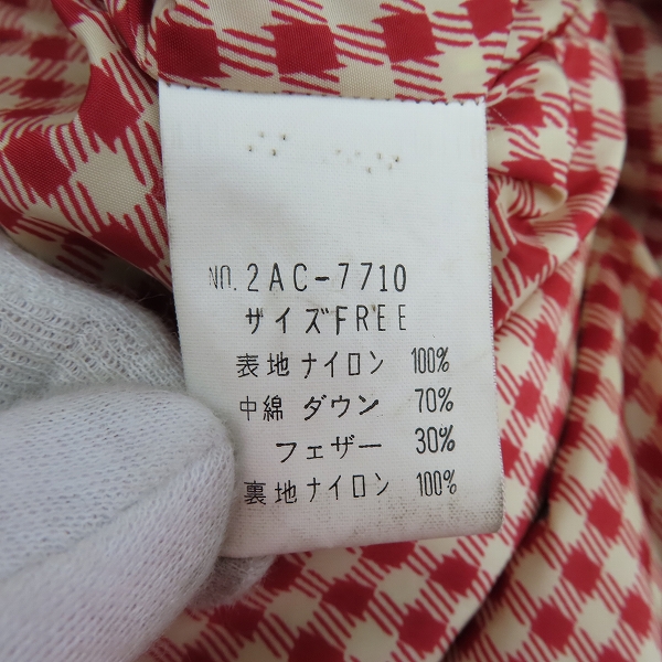 実際に弊社で買取させて頂いたHYSTERIC GLAMOUR/ヒステリックグラマー ファックベアー ダウンコート 2AC-7710/Fの画像 3枚目