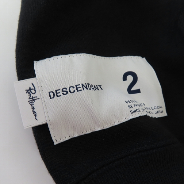 実際に弊社で買取させて頂いたRon Herman x DESCENDANT/ロンハーマン×ディセンダント 21AW Box Hoodie パーカー/2の画像 4枚目