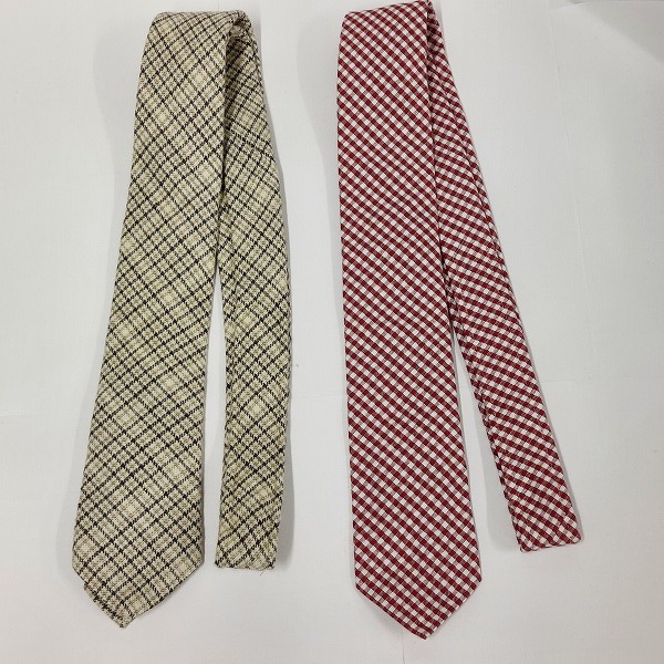 実際に弊社で買取させて頂いたBLACK FLEECE/Brooks Brothers ツイード/チェック柄 ネクタイ おまとめ6点の画像 2枚目